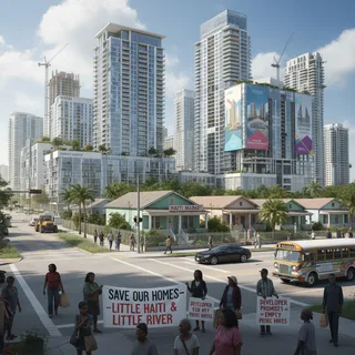 Miami redevelopment projects in Little Haiti and Little River feature modern buildings attracting attention.
