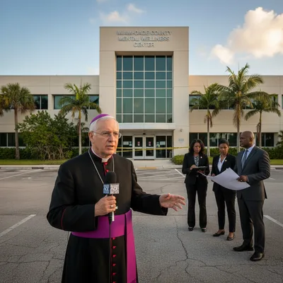 Archbishop Wenski urges county to open delayed mental health center