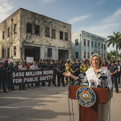 Miami mayor Eileen Higgins proposes a $450 million bond for public safety facility repairs.