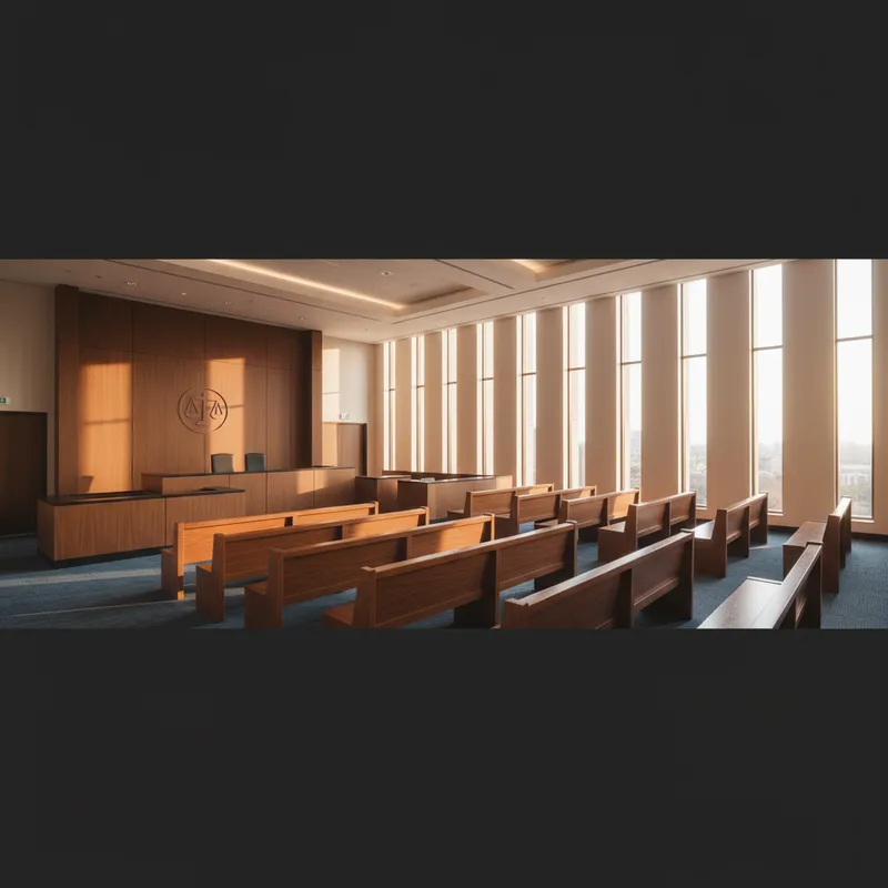 Editorial illustration accompanying: Miami Looks to Australian Legal Tech for Enhanced Court Transparency